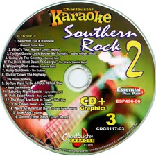 SOUTHERN ROCK KARAOKE CHARBUSTER Vol-2 CD G 5117 Disc-3 NEW IN SLEEVES