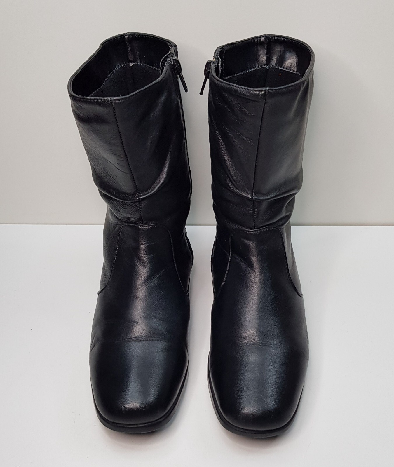 CLARKS MOLENA SIZE 4.5UK EU37.5 WOMENS BLACK LEATHER ANKLE