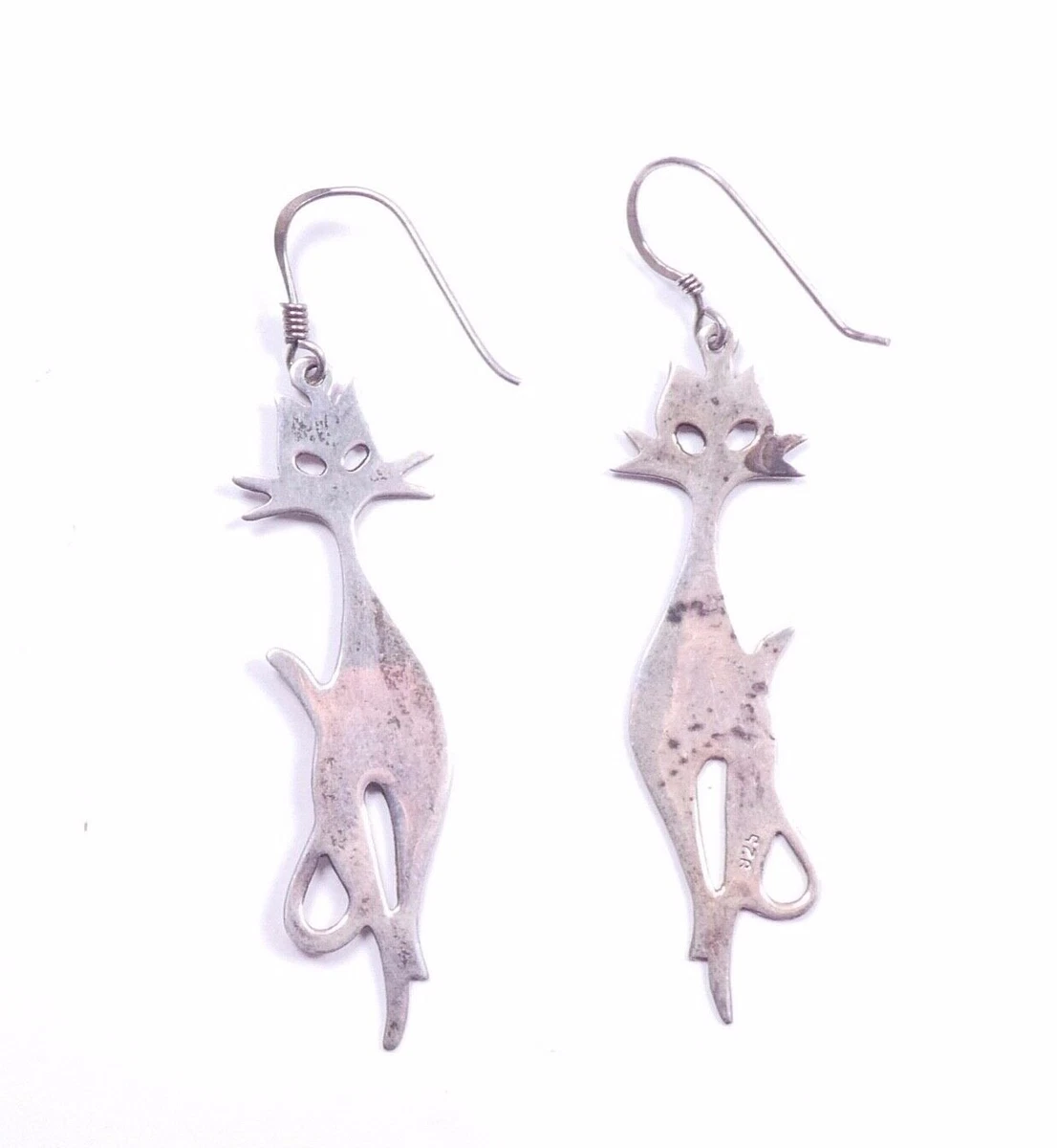 Funky sterling silver earrings outlet