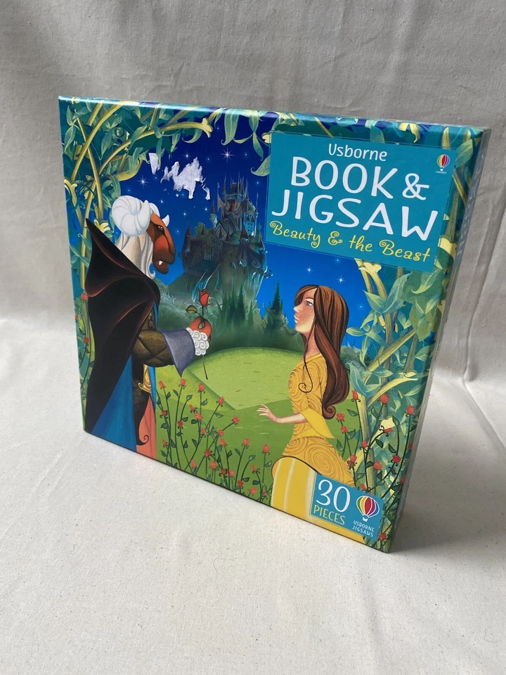 Usborne Jigsaw Beauty & the Beast 30 Pieces Kids 35cmx35cm Large Piece - Image 3 of 4