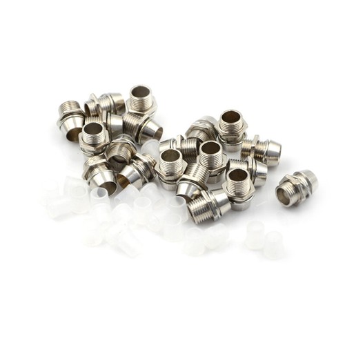 20 Pcs Copper 5mm Light Emitting Diode LED Holder Mount Panel Displ'AU - Picture 3 of 8