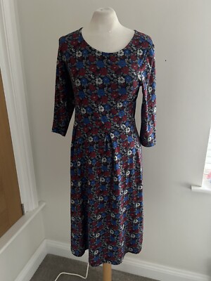 Seasalt The Mouls Dress Navy Floral Print Size Uk UK