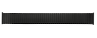 Eulit | Zugband Edelstahl Schwarz Teleskopanstoß 20-22Mm