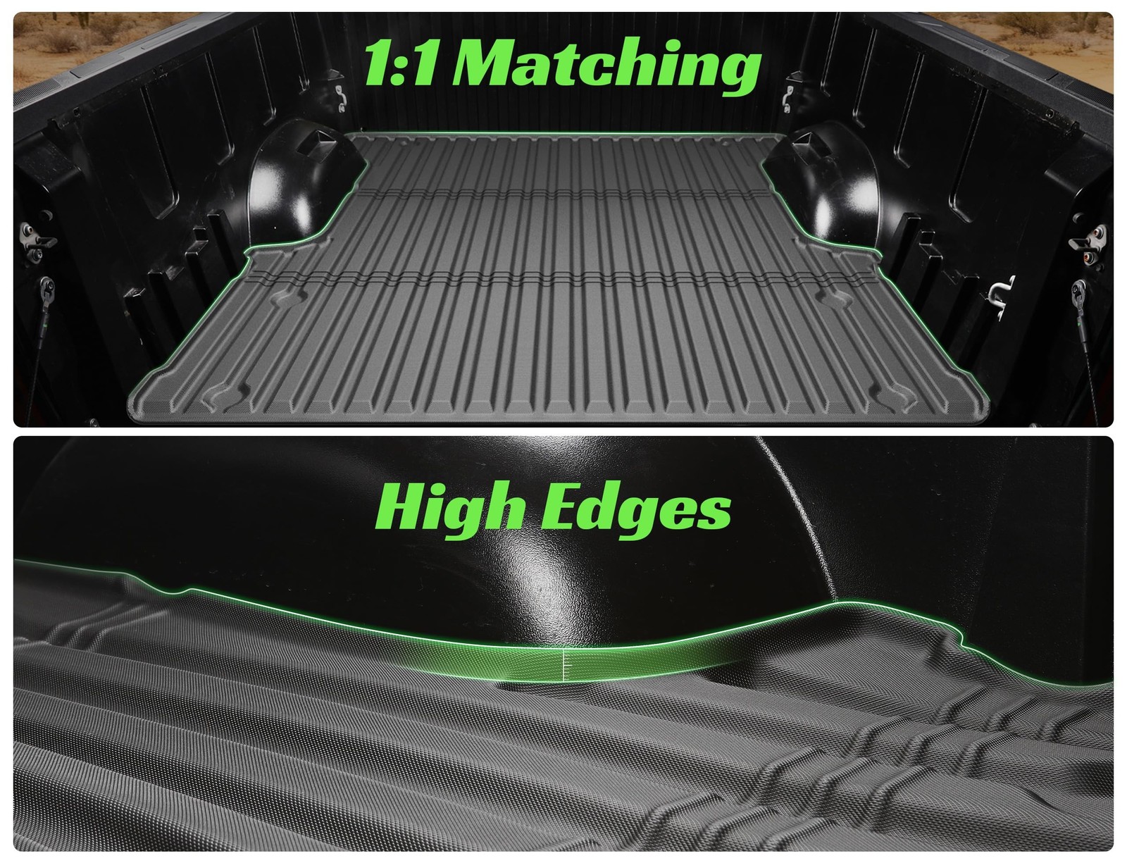 Truck Bed Liner for Ram 1500/1500 RHO 2019-2026 & RAM 1500 Classic 2019-2024 ...