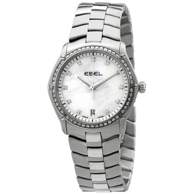 Ebel Classic Sport MOP Dial Diamond Bezel Ladies Watch 1215987