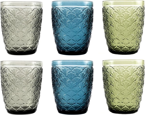 TrinkgläSer Set 6X 250 Ml | Hochwertige Graue GläSer | WassergläSer TrinkgläSer-image