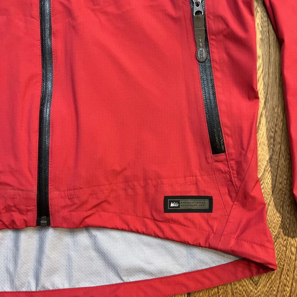 REI Elements Rain Jacket Women's Full Zip Hooded Camping Hiking Outdoors, Size M - Image 4 of 4