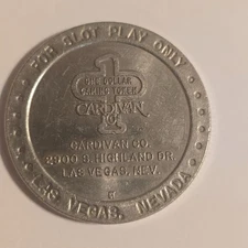 Lonesome Dove Silver One Dollar Gaming Token - 2149 S. Boulder Hwy. Henderson NV