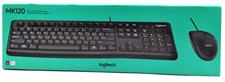 Lot of 4 Logitech Mk120 USB Corded Keyboard and Mouse Combo 920-002565