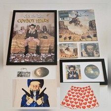 SIGNED OLIVER TREE COWBOY TEARS POSTER + CD + VINYL + GUNS TEE + BOXERS + MORE!