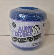 Aunt Lydia's Classic Crochet Thread Size 10 Cotton 350 yards 0487 Dark Royal