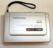Memorex Voice Activated VOX Cassette Recorder and Player Tested Works. MB1055