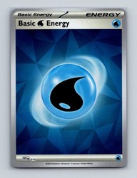 Basic Water Energy (Cracked Ice Holo) 011 SVE: Scarlet & Violet Energies
