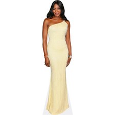 Naomi Campbell (Yellow Dress) Mini Size Cutout