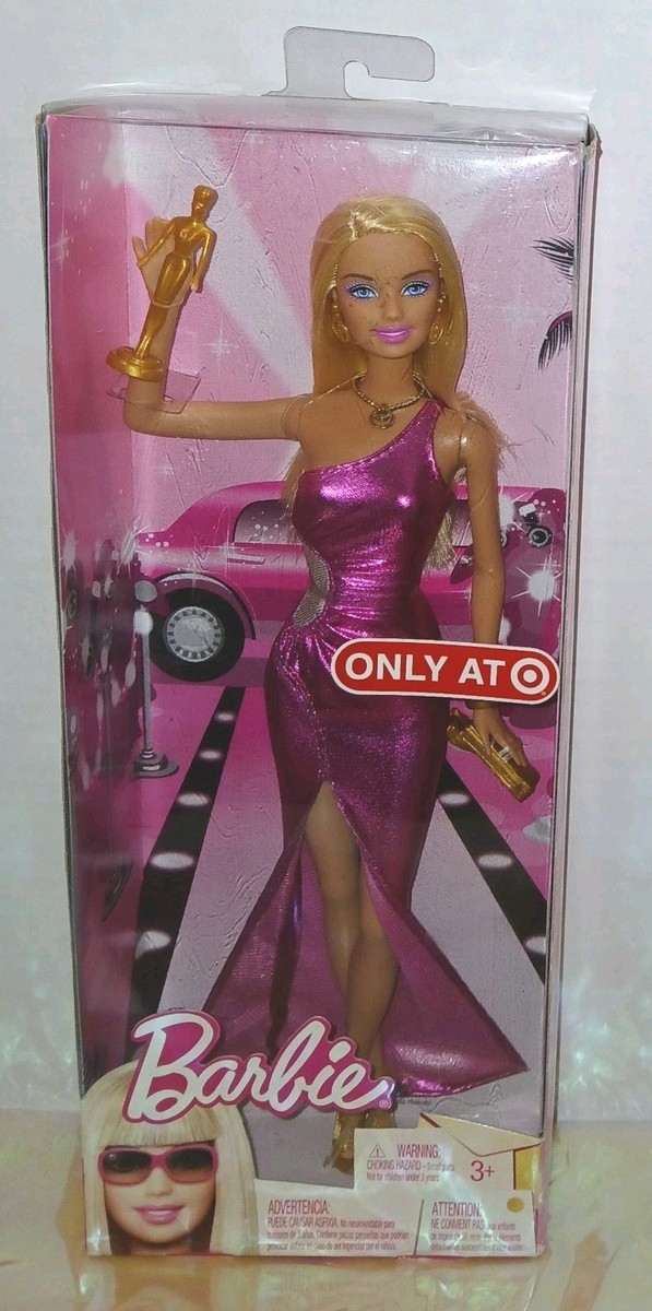 Barbie Oscars Award Show Doll T2045 Target Fuchsia 2009 Mattel for