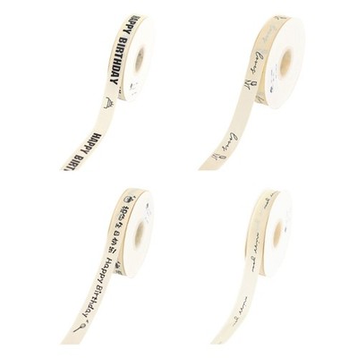 Creative Words Ribbon Decorative Ribbon Flowers Ribbon Happy Birthday Ribbon