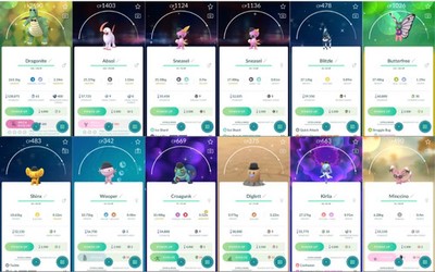 Shiny Pokémon Wearing Fashionable Glasses Costume PTC Go