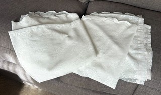 2 x IKEA Alvine Spets Lace Curtains 145 wide x 150 cm drop