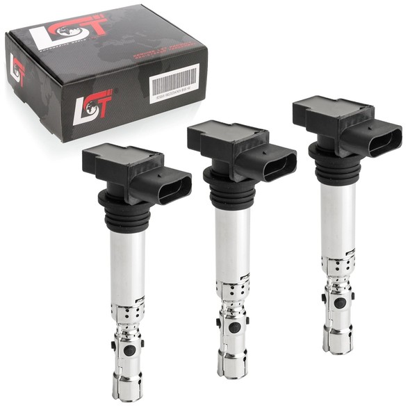 3X ZüNdspule ZüNdmodul ZüNdeinheit FüR VW Fox 5Z Polo 9N FüR Seat Ibiza 6L 1.2-image