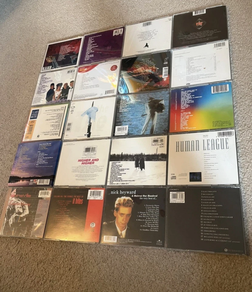 20 CD 80s New Wave & Pop Bundle - Talking Heads, OMD, Simple Minds, Human League Foto 4 de 4