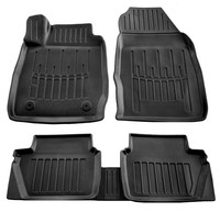 GummifußMatten FüR Ford Fiesta 7 2008-2017 3D Schalen Set Automatten