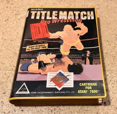Atari 7800 Spiel   Titlematch Pro Wrestling   in PAL OVP Neu ungeöffnet