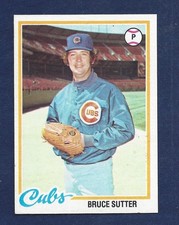 1978 TOPPS BASEBALL #325 BRUCE SUTTER HOF  .99 SHIP Y488