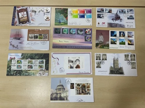 New Listing10 GB FDC. Up to 2012 inc Olympic Games etc. Hand singed, Richard Meade etc CG52