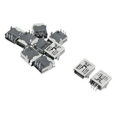 10pcs PC Computer Mini USB 5P Type B Female Jack Connector