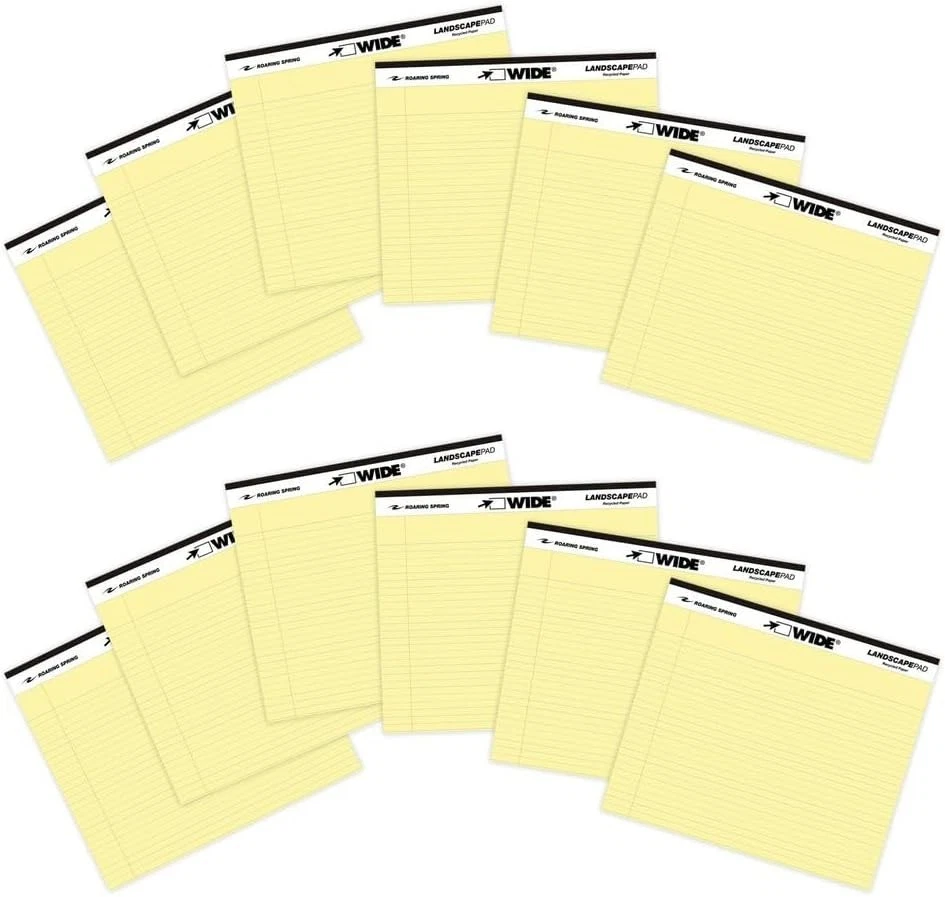 Canary Yellow Legal Pad, College-Ruled, 40 Sheets, 12-Pk - Image 3 of 4