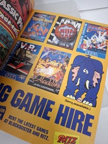 MEAN MACHINES SEGA ISSUE 24 RETRO VIDEO GAME CONSOLE MAGAZINE CLEAN BOOK