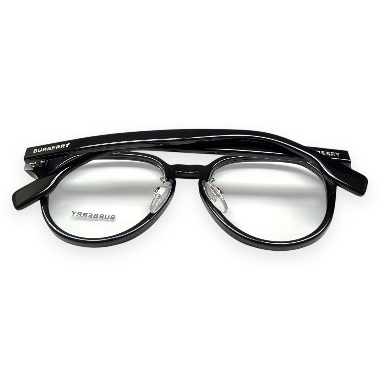 Burberry Eyeglasses Glasses Archie BE 2368F 3001 Polished Black w/case 52-19-145 thumbnail 4
