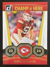 George Karlaftis 2024 Donruss Football Champ is Here Kansas City Chiefs #16