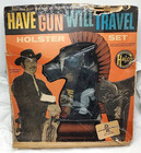 1957 Halco Have Gun Will Travel Paladin Cap Guns w/ Original Box and Holsters — photo 2