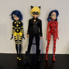 Miraculous Ladybug ,Queen Bee Cat Doll Lot