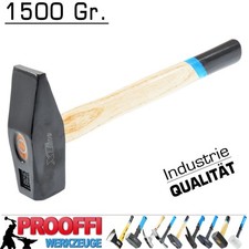 Profi Schlosserhammer Werkstatt Vorschlag Stahl Hammer 1500 Gr Eschen Holz Stiel