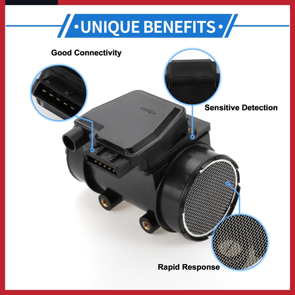 Mass Air Flow Sensor Assembly Compatible for Mazda B2600 B2600i MPV 2.6L - Image 4 of 4