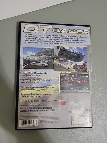 DT Racer (Sony PlayStation 2 PS2) Complete - Tested - Picture 2 of 3