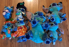 Disney Lilo  Stitch Plush Stitch Lot Of 7 Stuffed Toys -- Read Description 