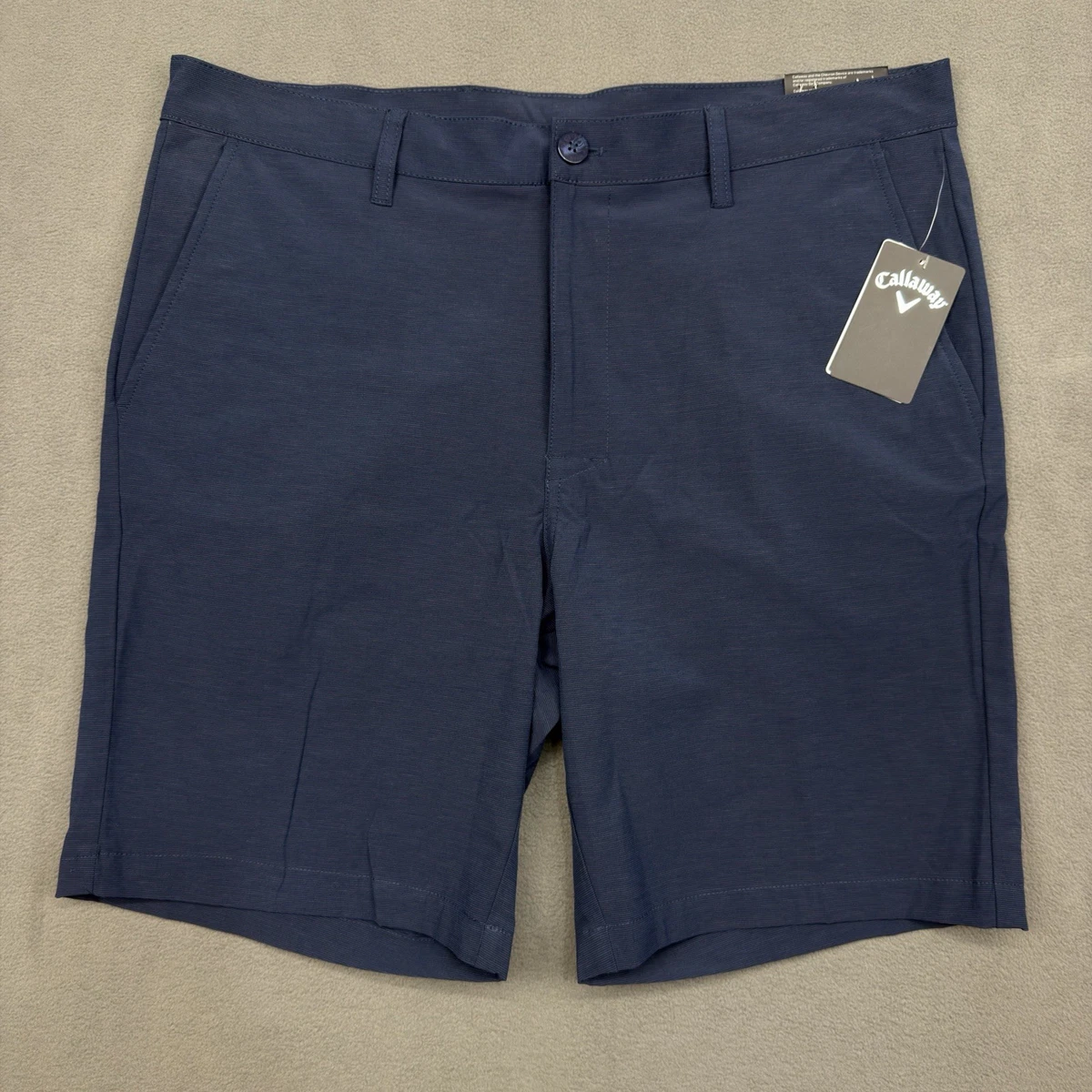 Callaway X Tech Solid Herren Shorts, grau | Golf