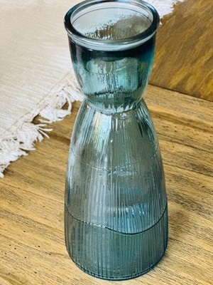 Lucia Recycled Glass Carafe | The Way Up Teal