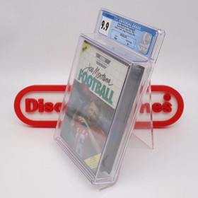 SMS Sega Master System JOE MONTANA FOOTBALL - CGC GRADED 9.9 B+! NEW & Sealed!