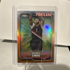 2024-25 Topps Chrome - Anfernee Simons #53 ORANGE Refractor /25🔥🔥