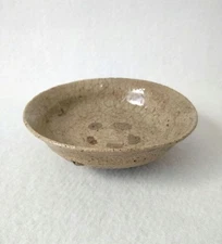 Flat tea bowl, ceramic, tea ceremony, approximately 15cm