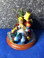 Simpsons Bradford Finishing Touch Illuminated Christmas Ornament 2002