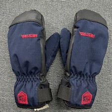Hestra Mittens Junior Size 6 C-Zone Blue Black Lined Primaloft