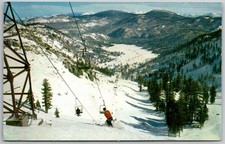 Lake Tahoe Ca 1960 Winter Olympics Ski Lift Postcard 1959 Postmark Lake Tahoe Ca 1960 Winter Olympics Ski Lift Postcard 1959 Postmark