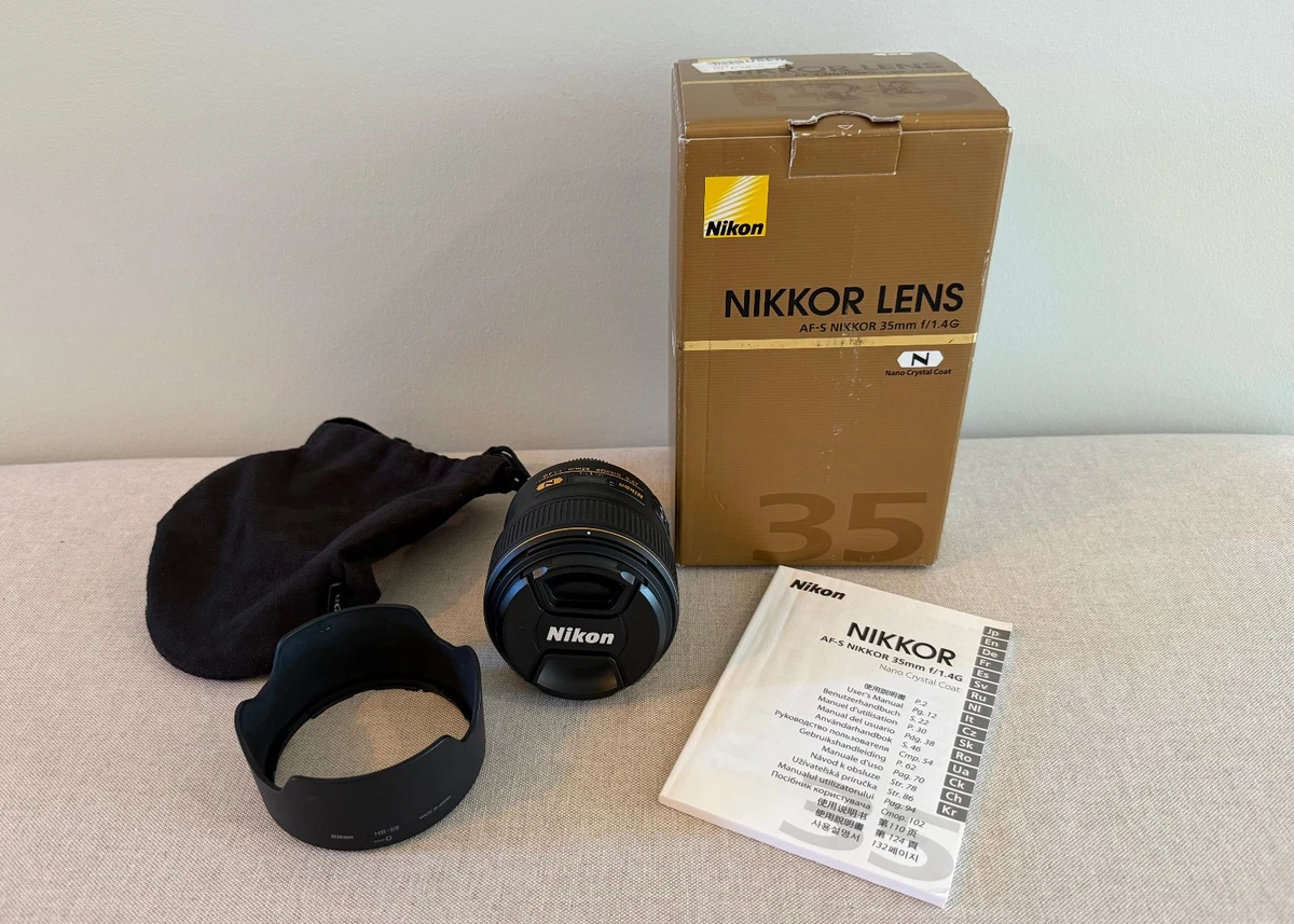 Nikon 35mm f/1.4 Camera Lenses for sale | eBay