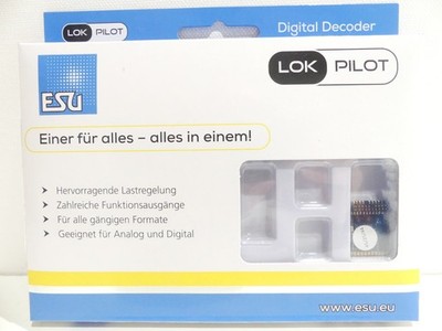 ESU H0 59612 LokPilot 5 DCC/MM/SX/M4 PluX22 NEM658 in ungeöffneter OVP ZB612