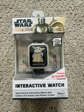 Star Wars Watch - The Mandalorian Interactive Touchscreen - Camera - Games NEW